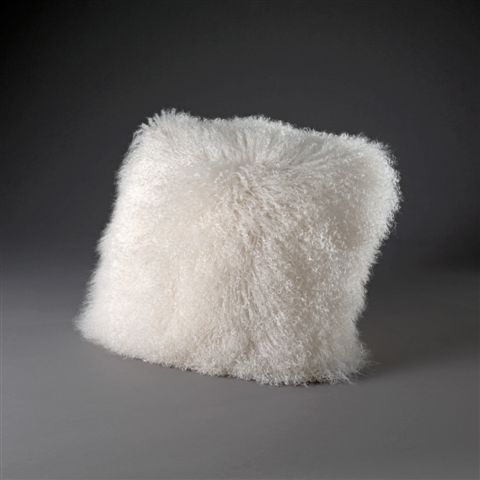 mongolian lamb fur pillow Made in Korea